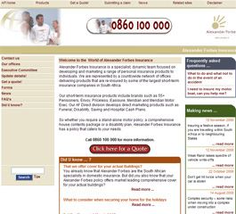 Alexander Forbes Insurance Website