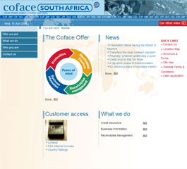 Coface Website