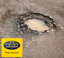 Number of car claims increasing due to poor road conditions
