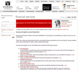 Woolworths Website